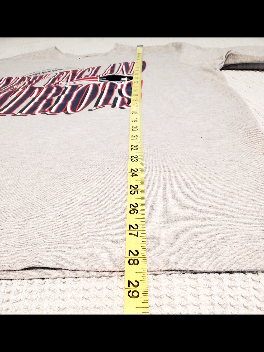 New England Patriots NFL Gray Long-Sleeve Tee XL - Picture 9 of 9